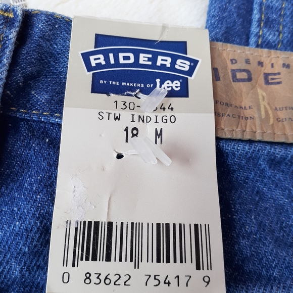 Riders Vintage 2000's Taper Leg High Rise Mom Jeans Deadstock Plus 18 NWT - Picture 8 of 12